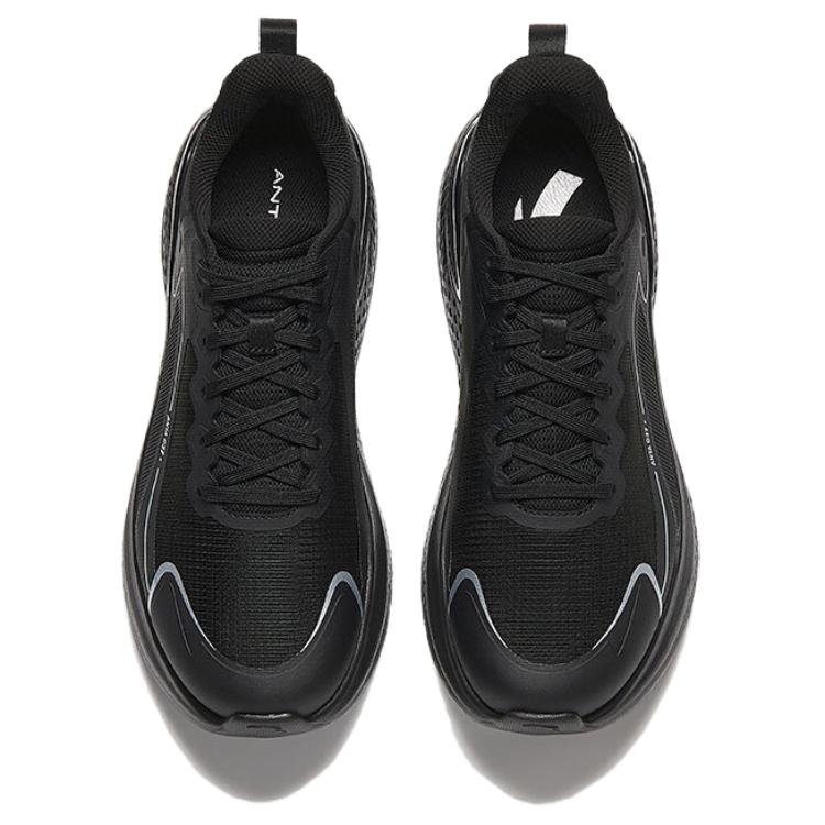 Anta Cloud Cushion Soft Bottom Comfortable Shock Absorption Rebound Low Top Casual Running Shoes Men Sneaker Black 912535537-3