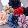 Stylish Big Flower Brooch Pin Handmade Lapel Pin Jewelry Beautiful Fabric Flower Brooch Pin for Women's Attire