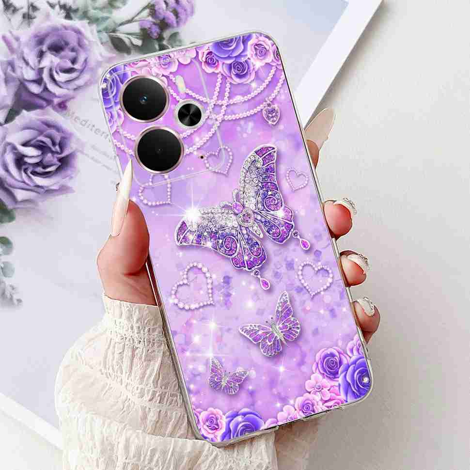 Bumper Clear Case For Realme 14 5G Soft Transparent Cases Silicone Shockproof Cover For Realme 14 14X Pro Realme14Pro Fundas