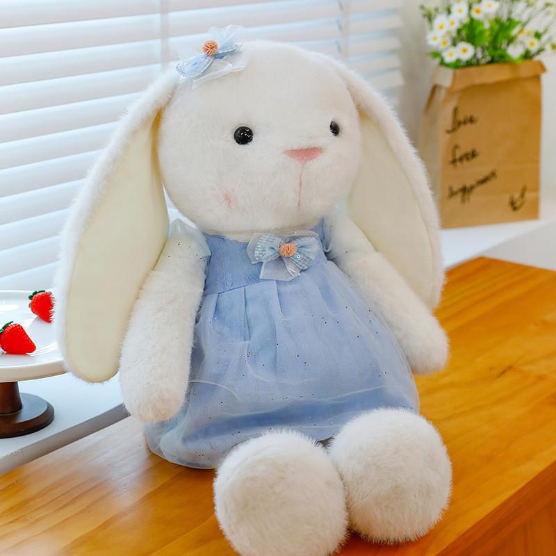 Rabbit Giant Plush Toy Bouquet With Pp Cotton Short Plush Kids Room Doll Decor