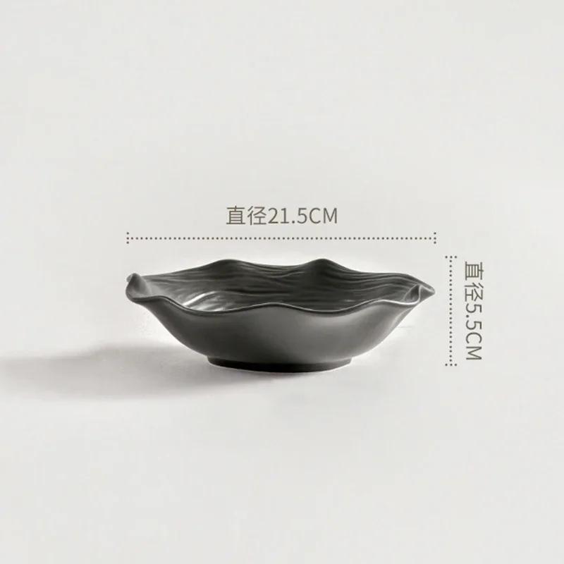 

Творческая нестандартная керамическая миска Роскошные ресторанные вкусные салатницы Домашние послеобеденные чаши для йогурта Салатница Уникальная столовая посуда