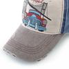 Gewaschene Baumwolle Papa Hut für Männer Mode handbemalt Stil Baseball Cap Frauen Snapback Baseball Hüte Outdoor Visier Caps Golf Bones