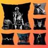 F-Fitness B-Bodybuilding Art Throw Pillow Case For 45*45cm,55*55cm,30*30cm,Car Pillowcase Home Bedchamber Decor Gift
