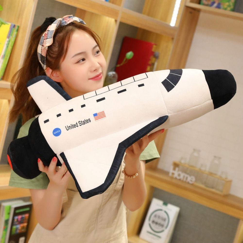 Plush Space Rocket Pillow Astronaut Plush Toys Spaceman Rocket Stuffed Toys Space Series Plush Toys