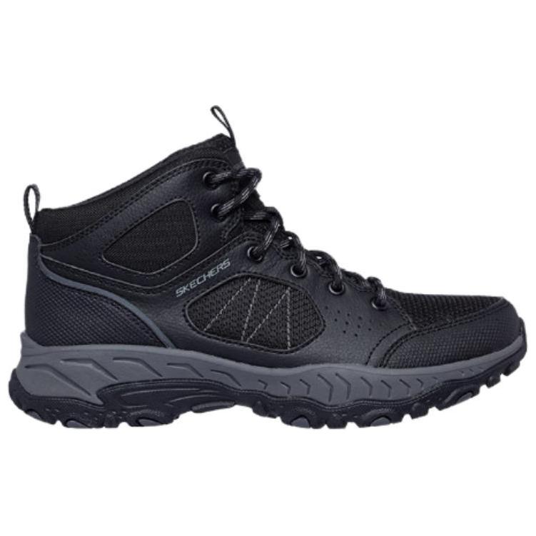 Skechers Outdoor Womens Trendy Durable Mid-Top Outdoor Functional Shoes Women shoes Black 180038-BKCC