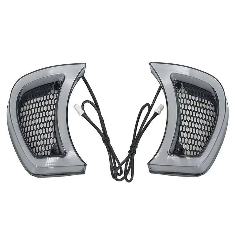 Motorcycle Tracer Headlight Vent Accent LED Indicator Lights For Harley Road Glide 2015 2016 2017 2018