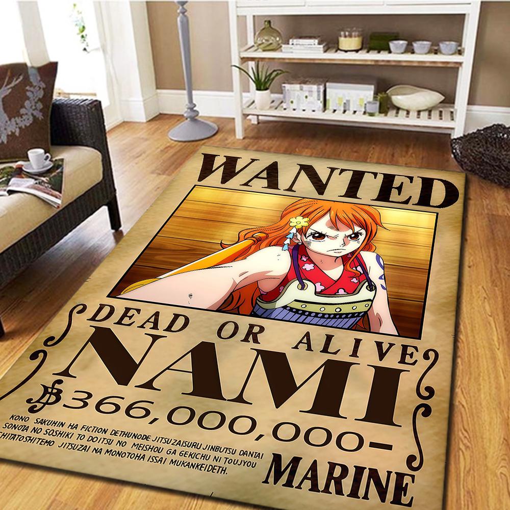 Nami Carpet for Living Room, Digital Print Floor Mat, Cool Movie Bedroom Rug, Home Decor Play Mat -HYQ32