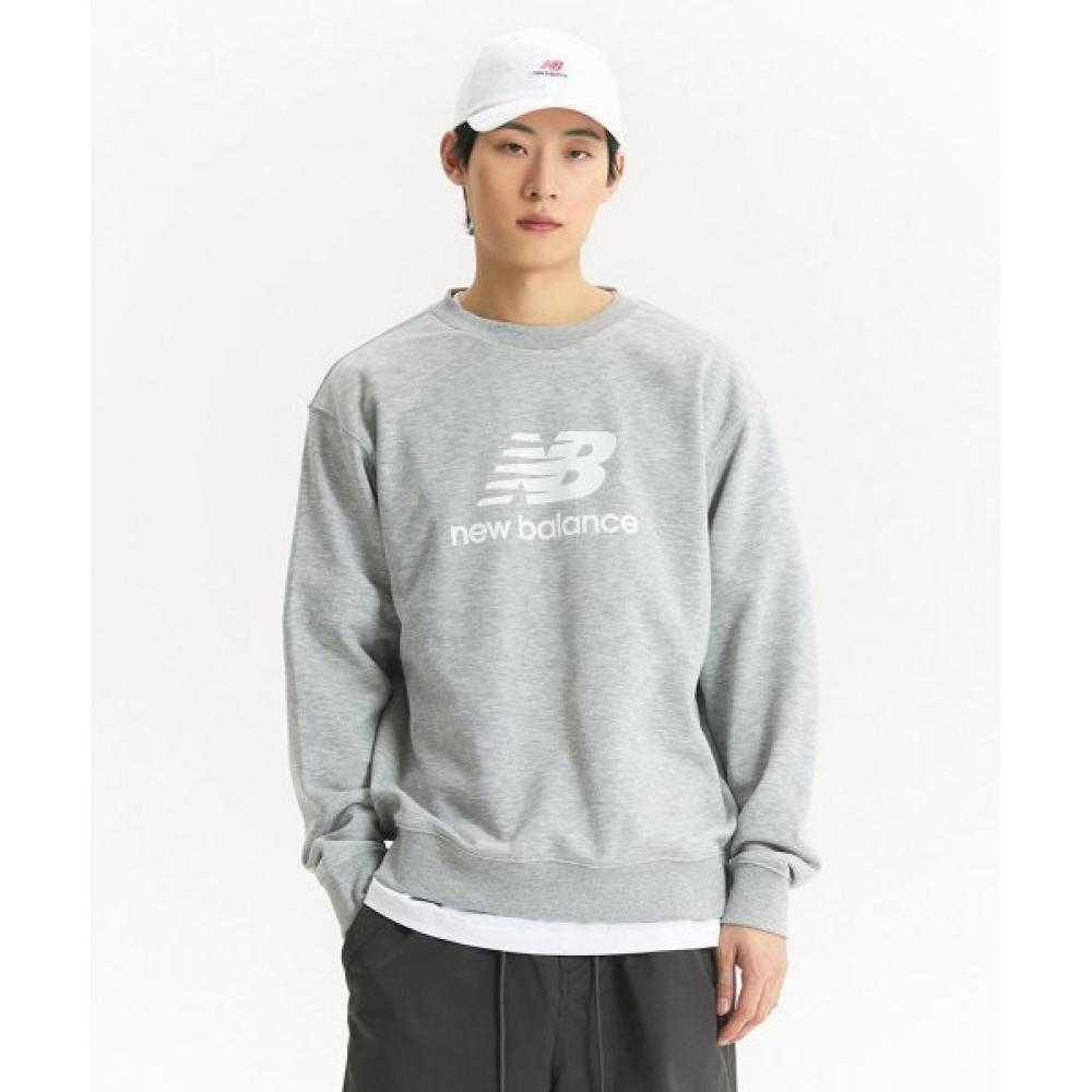 

NEW BALANCE NEW BALANCE NBNCE2S011 СВИТШОТ С ЛОГОТИПОМ UNI BIG СЕРЫЙ