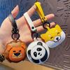 Lovely Panda Pendant Key Chain Delicate Cartoon Pet Doll Pendant Animal Key Ring  Unisex