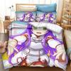 Anime SAO Yuuki Asuna Bedding Set,Duvet Cover Comforter Bed Set Quilt Cover Pillowcase,King Queen Twin Size Boys Girls Adults
