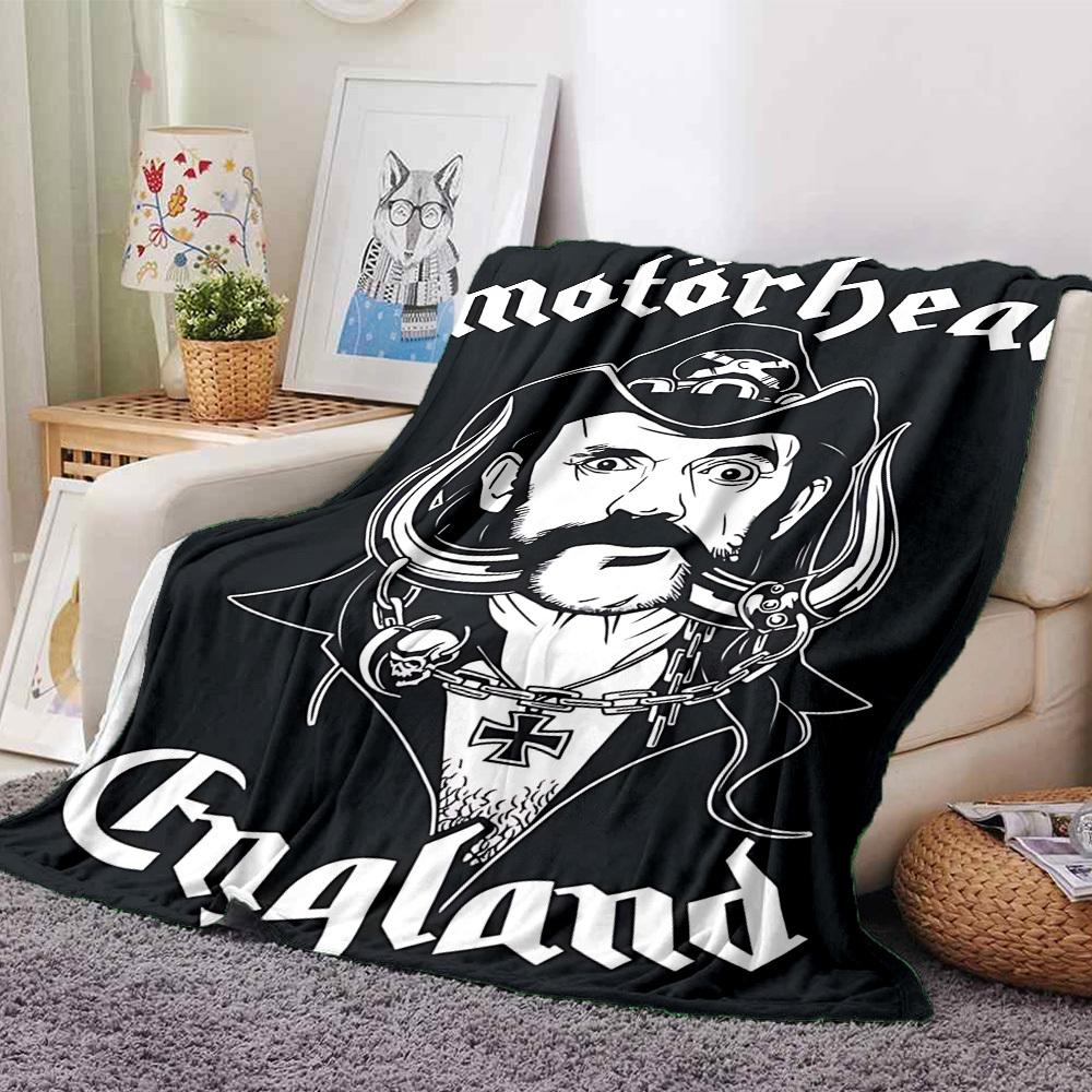 1pc Mot?rhead England Themed Printed Soft and Comfortable Home Blanket, Small Throw Blanket, Nap Blanket, Suitable as a Gift l074 80cmx120cm(31inx47in)