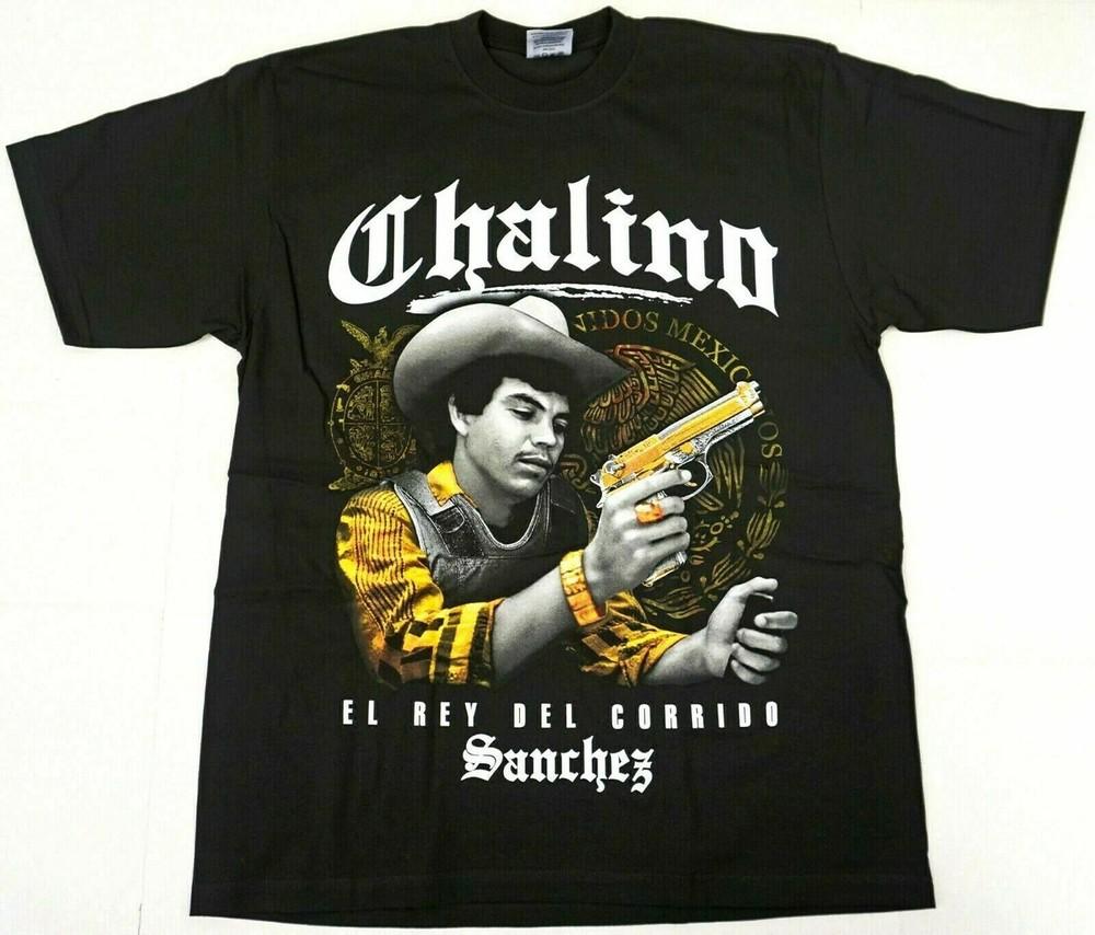 Chalino Sanchez Graphic Unisex T shirt Remake Graphic tee S5XL Unisex T-Shirt L
