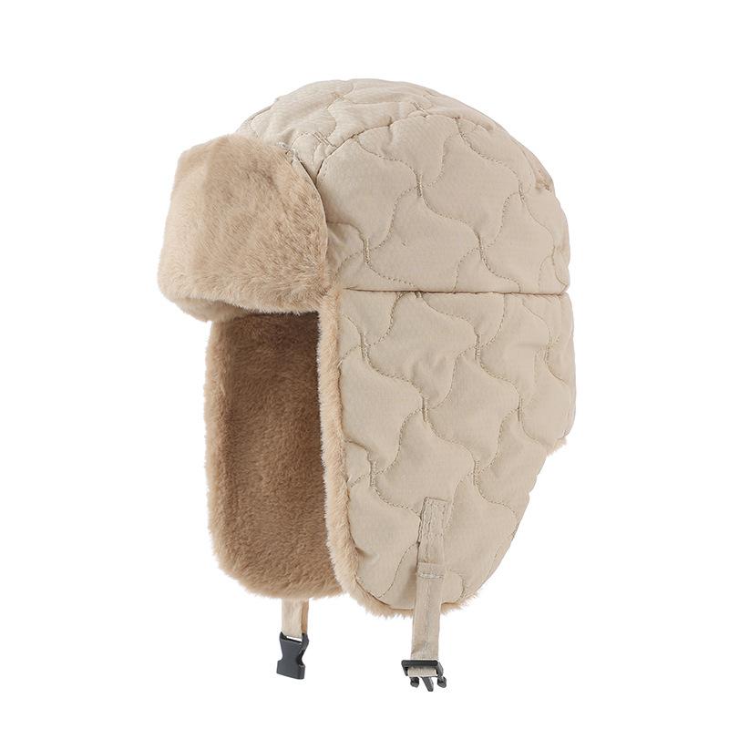 Winter Hat for Men and Women Warm Plus Velvet Thickened Cold Proof Lei Feng Hat Outdoor Cycling Windproof Hat Casual Pullover Hat