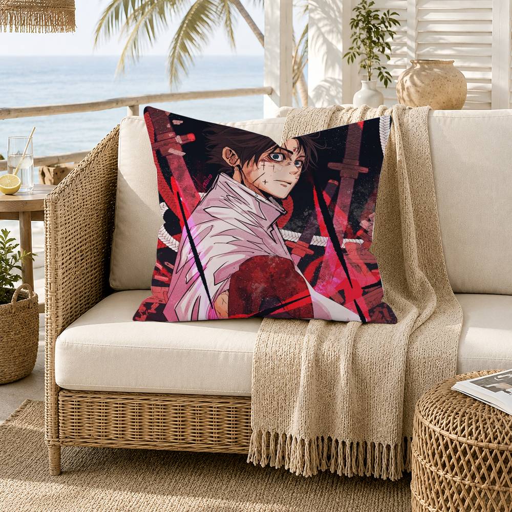 Okkotsu Yuta Jujutsu MManga Pillow Case for Sofa Living Room Home office Decor Protective Cover