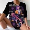 Women'S Casual Short Sleeve T-Shirt with K-Pop Demon Hunter Graphic Print Soft Breathable Fabric Regular Fit Round Neck Tee