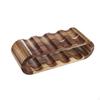Wooden Tabletop Vino Rack Horizontal Compact for Hosts, Home Bar, Dining Room