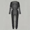 Female Crew Neck Long Sleeve Tunic And High Waist Straight Pants Two Piece Daily Casual Loungewear