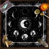 Geometrischer Divinations-Tischdecke Brettspiel Orakel Kartenunterlage Runen-Stützmatte