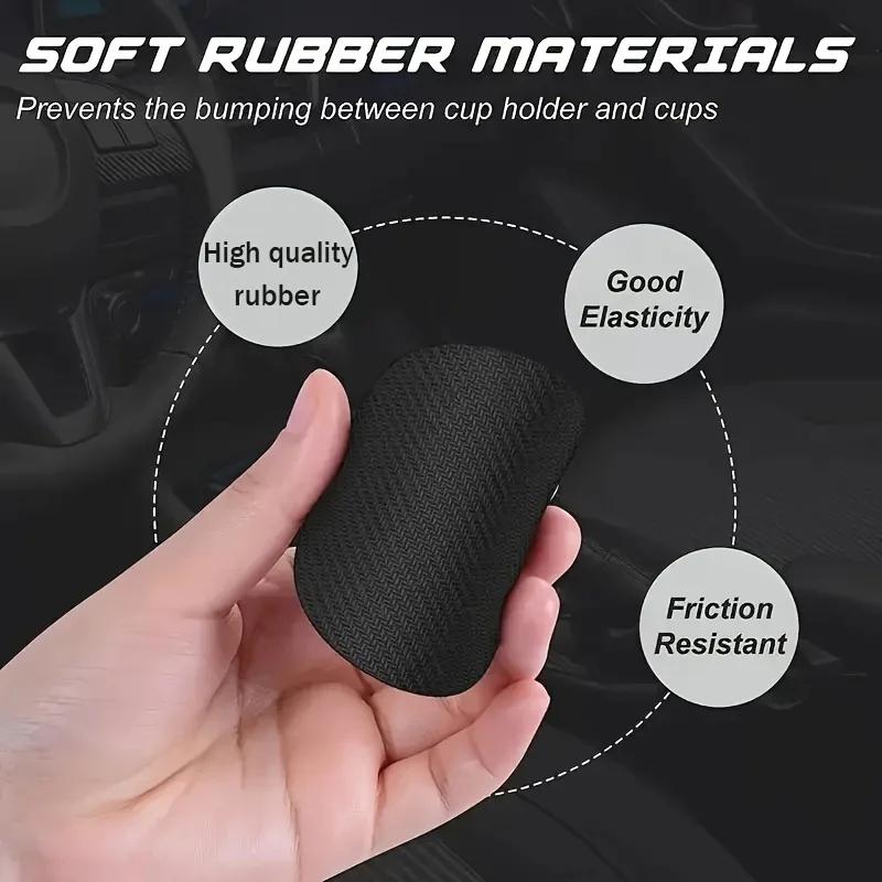 2PCS Car Cup Mat Holder Anti Slip Mat Bottle Holder Cup Mat Car Interior Anti Slip Cup Holder