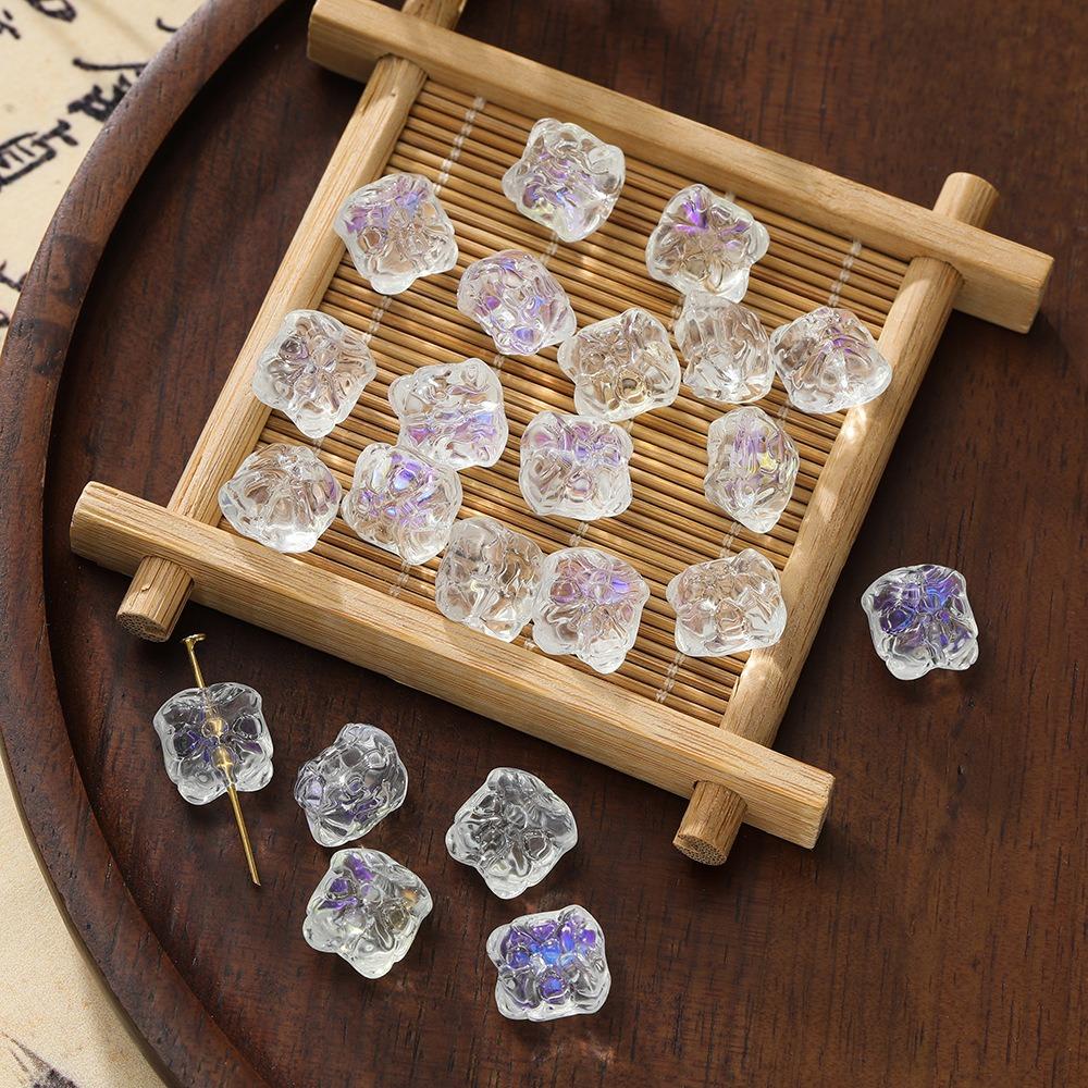

60Pcs Transparent Crystal Glass Beads Handmade Jewelry Making Accessories DIY Beads Bracelet making