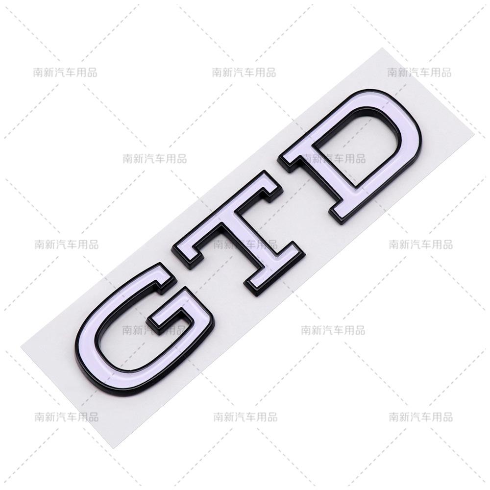 Adesivi Emblema Lettere Logo GTD Decalcomania Baule Posteriore Auto 3D ABS 4 5 6 7 MK4 MK5 MK6 MK7 Accessori
