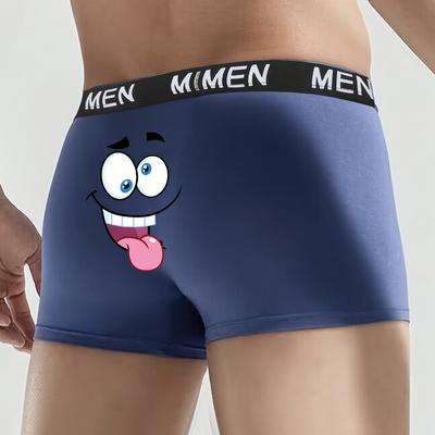 Herren Cartoon Lustiges Muster Boxer Briefs