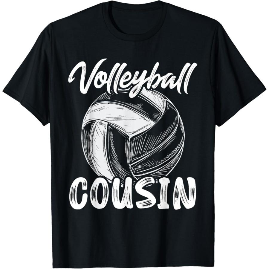 

Volleyball Cousin For Men Family Matching Volleyball Players T-Shirt(1) XXXXXL чорний