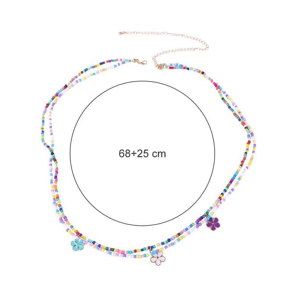 Rice Bead Clothes Decoration Bikini Waist Link Bohemian Waist Chain Women Belly Chain Waist Jewelry