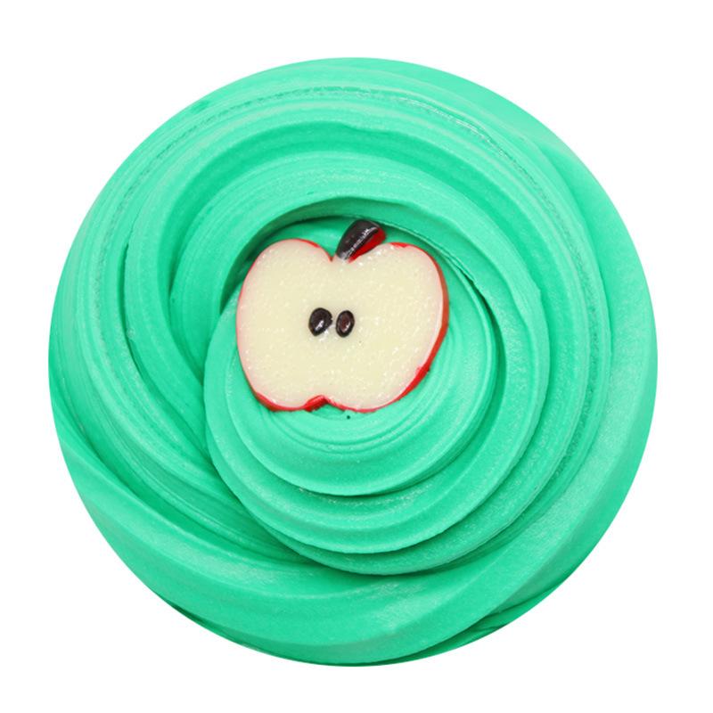 60ml  Cherry Scented Slime Fruit Modeling Clay Plasticine Cotton Mud DIY Toys, Sensory Stress Relief Gift