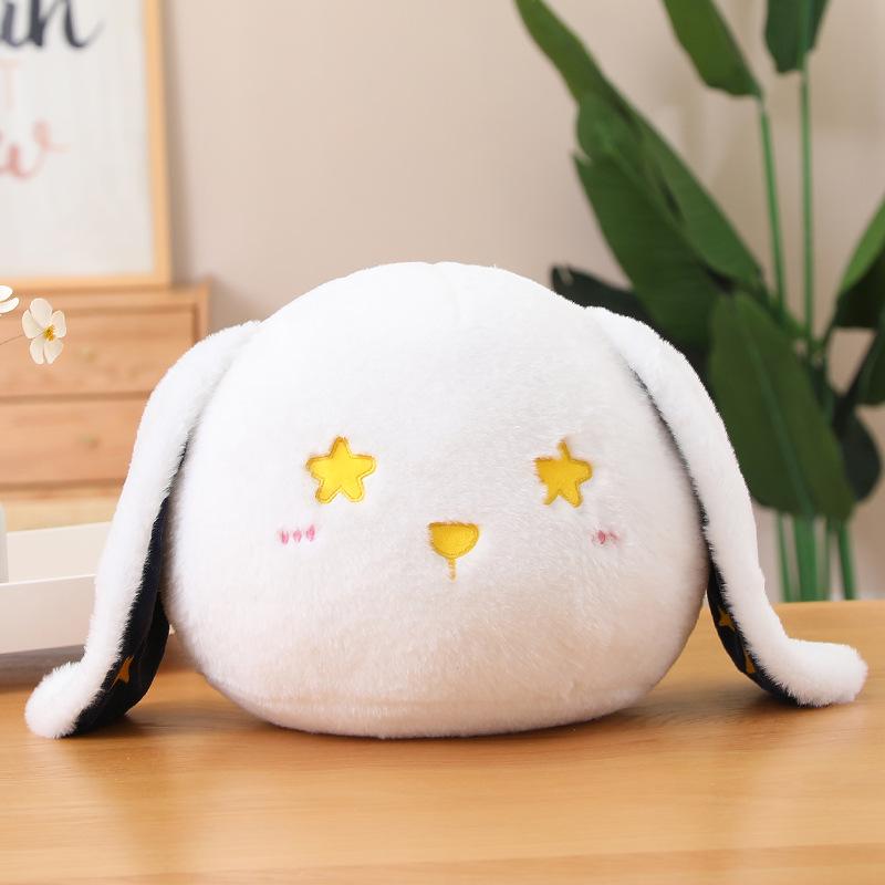 Cute Starry Sky Rabbit Dumpling Throw Pillow Large Bunny Plush Doll Lazy Bed Big Pillow Girl Sleeping Doll