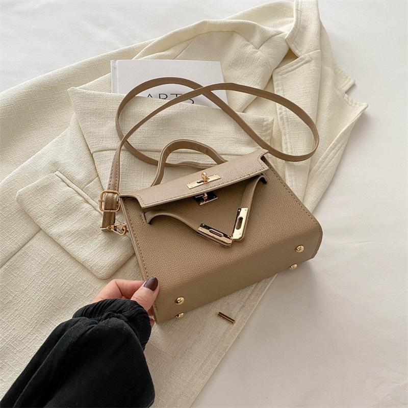Summer New Small Bag Women's Bag 2024 Summer New Trendy Fashion Simple Messenger Bag Casual Retro Handbag