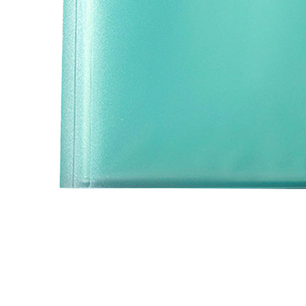 File Folder A3 Size Multi Pockets PP Clear Round Edge Document Organizer with Buckle Lock for