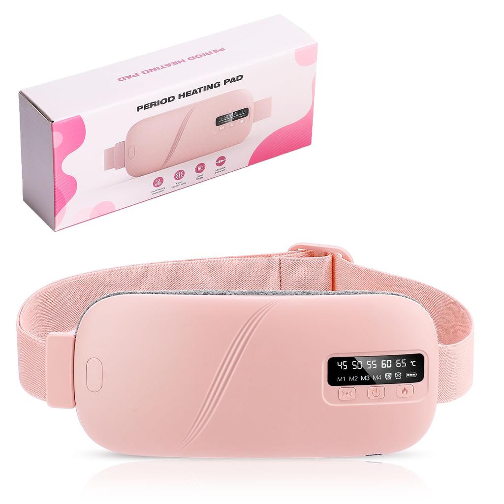 Electric Heating Pad Waist Massage Belt Menstrual Uterus Warm Belt Abdominal Massager Belly Warming Palace Belt For Period Cramp