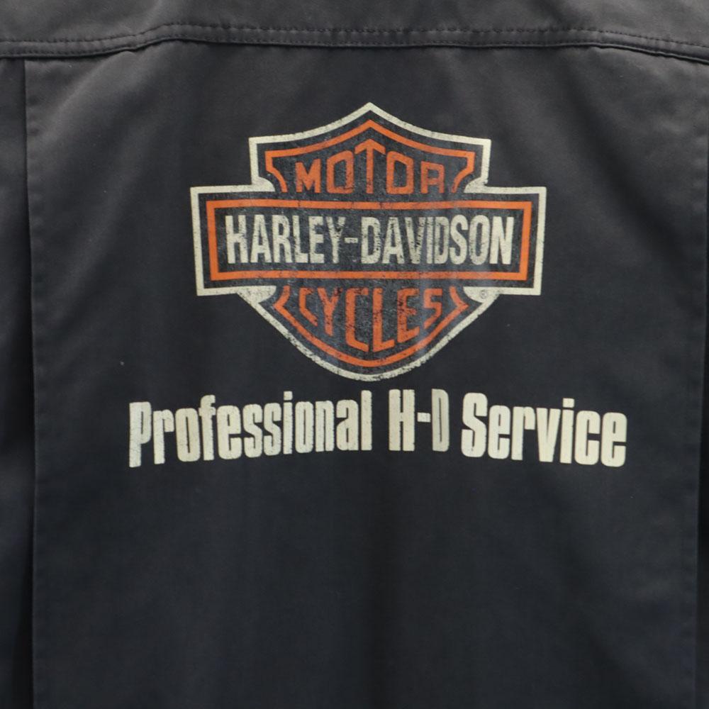 Harley Davidson Vyrobeno v Japonsku Pracovní Mechanik Kombinéza s dlouhým rukávem Pánská Použitá