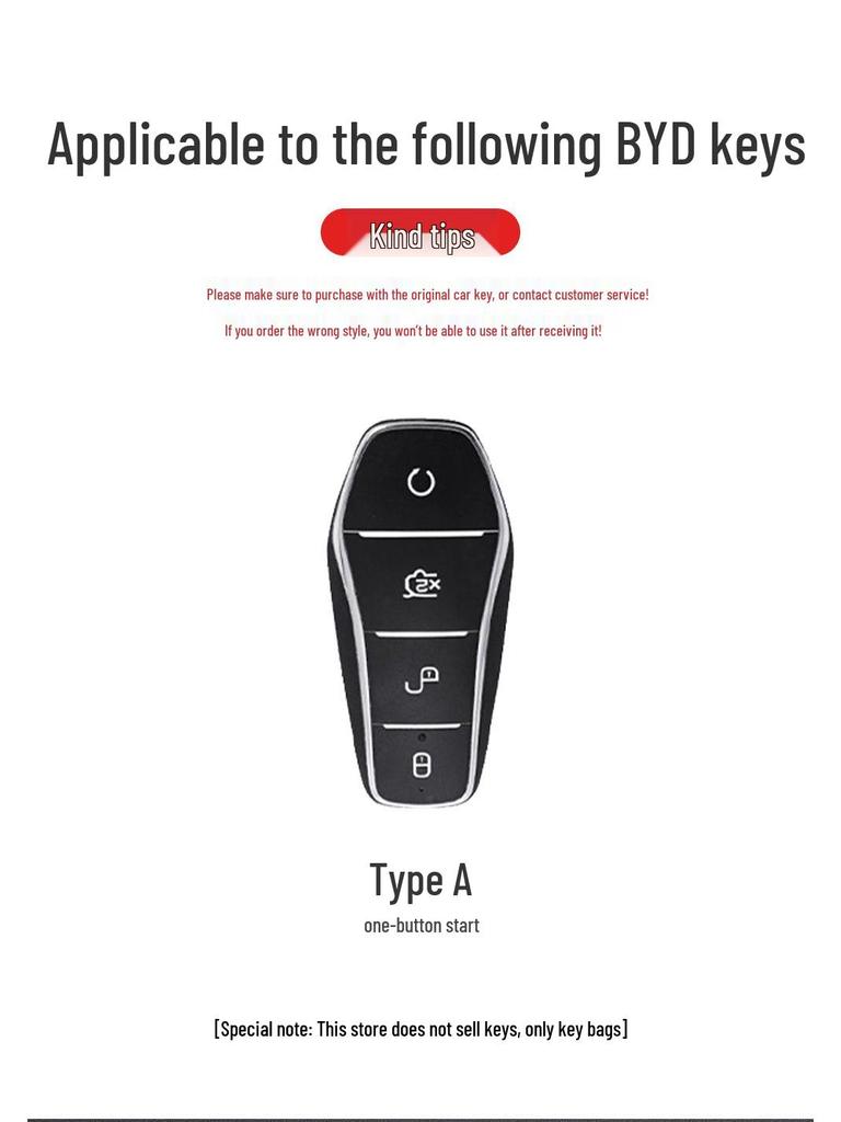 Key Case for BYD Models: Seal, Dolphin, Qin, Han, Tang, Song L, Sea Lion, Seagull, E7.