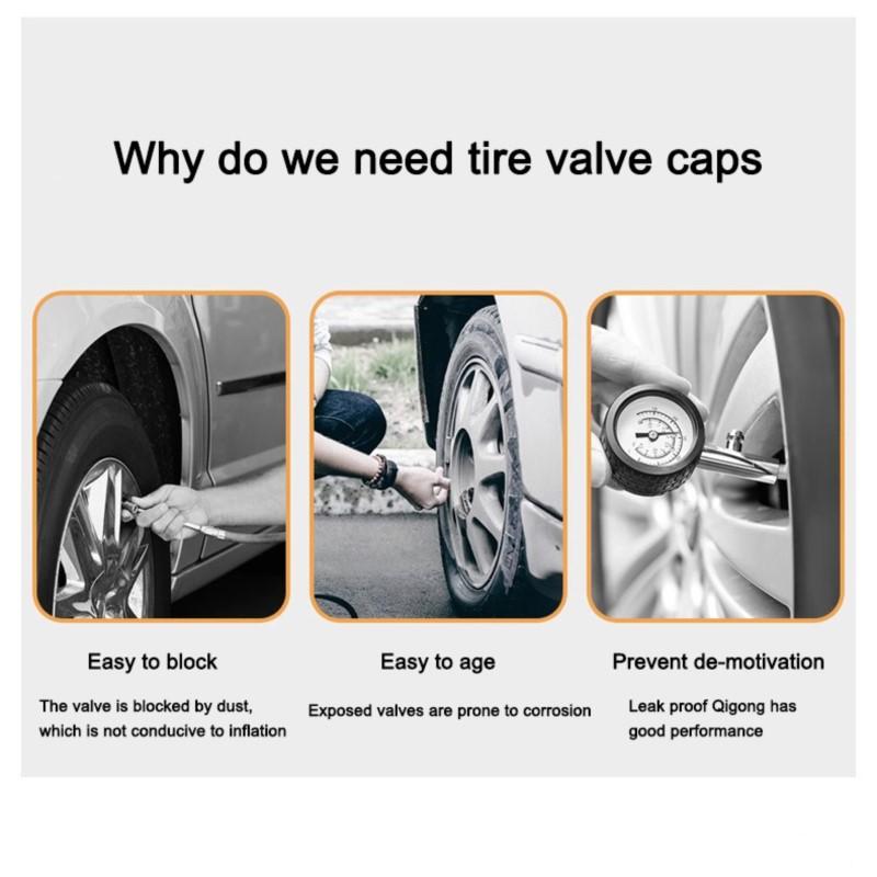 4pcs Car Wheel Tire Valve Stems Caps Airdust Waterproof For DS SPIRIT DS3 DS4 DS4S DS5 5LS DS6 DS7 DS9 WILD RUBI Car Accessories