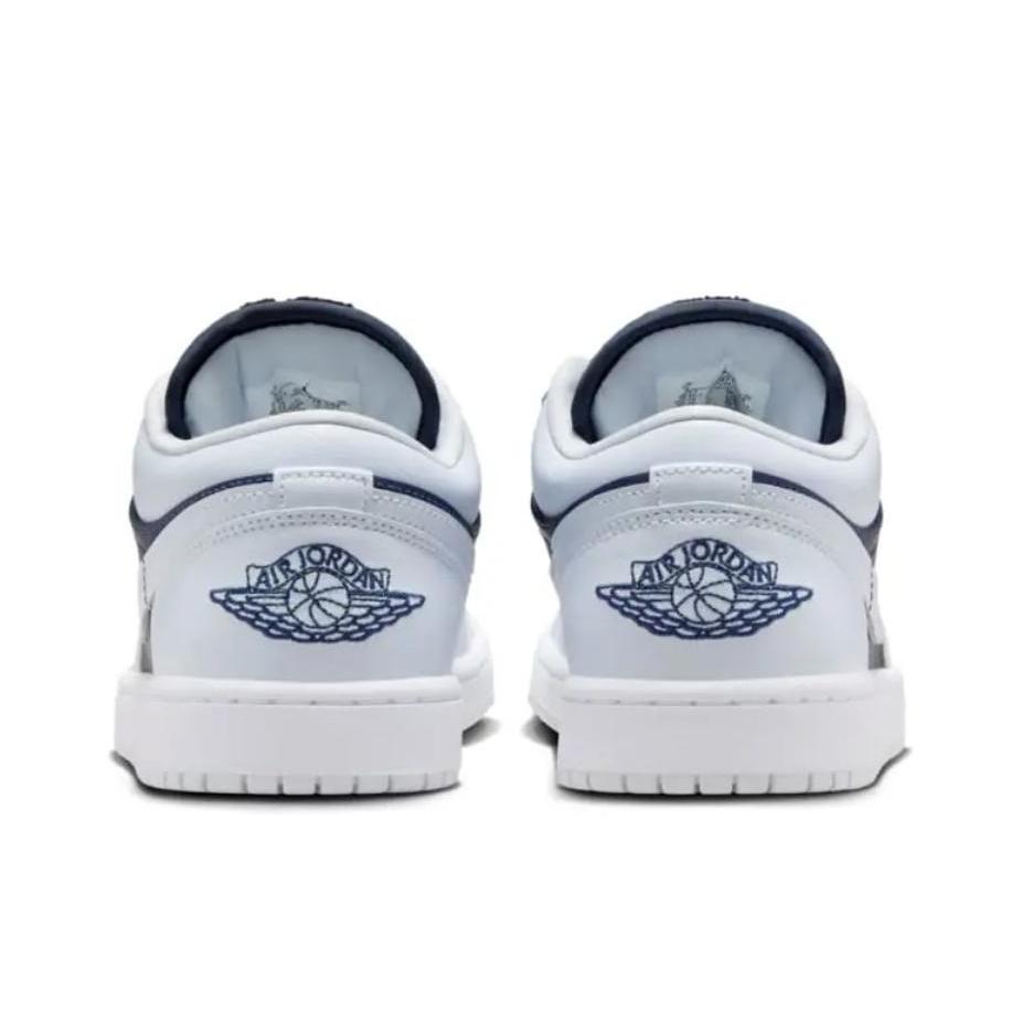 Air Jordan 1 Low SE Midnight Navy Ciondoli Oro Scarpe da Ginnastica da Donna Blu Football-Grey Bianco FZ8778-044