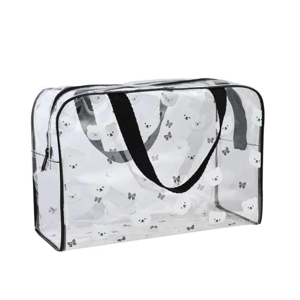 Langlebige Toilettentasche mit großem Fassungsvermögen, wasserdichte PVC-Make-up-Tasche, Schwimmtasche