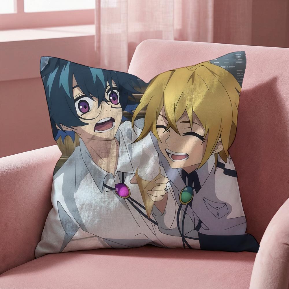 Wistoria Wand and Sword Cushion Cover Multi-Scene Pillow Cover for Home & Car - Reversible, Soft & Durable for Daily Use