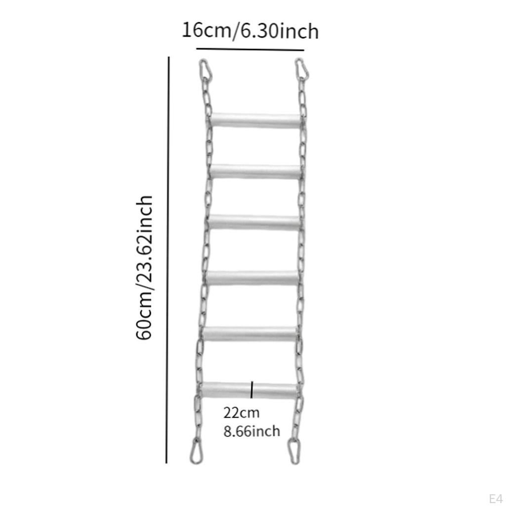 Bird Ladder Bridge Cage Accessories Parrot Playstand Climbing for Bluebirds