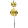 Rainbows Rotating Windmill Decorative Stake Reflective Outdoor Gazing Ball Wind Spinner For Garden Yard Patios Outdoor Use