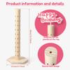 Multi-Tier Lollipop Stand 60 Holes Lollipop Holder Wood Stand Cake Pop Candy Holders for Wedding Party Lollipop Display Stand