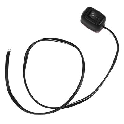 Dc 12V Evrensel Araba Anahtarı Yapışkan Tip Kablolu Toggle Anahtar 60Cm Drl İçin