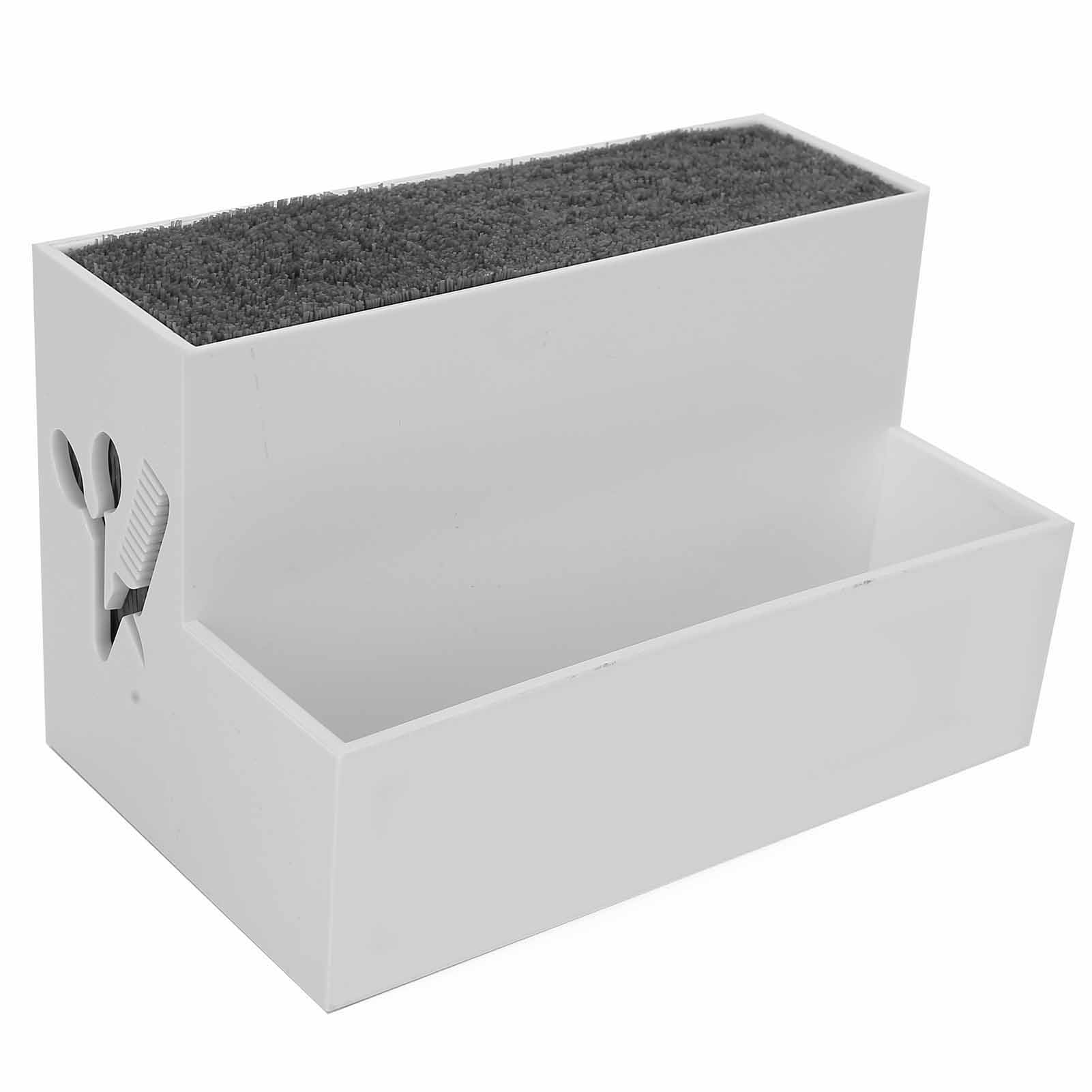 

Салон парикмахерских зажимов коробка ножниц ящик для хранения органайзер парикмахерские инструменты аксессуары белый белый