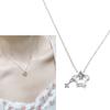 Dangling Star Necklaces Women Girl Hollow Star Pendant Necklaces Fashion Party Jewelry Alloy Material for Women Girls