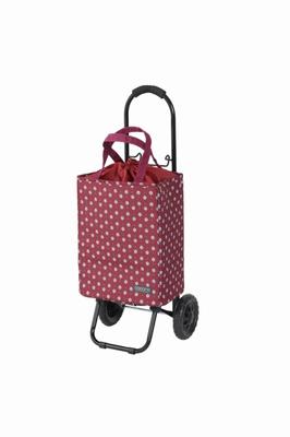 Rep Cocoro Nákupní Taška Mysha s Kolečky Cool a Eko Sport Třešňový Květ Sport 485040 Nákupní Košík, Košík, Červená, 22L, Háček, Teplá, Taška, Nákupní, Stylová,