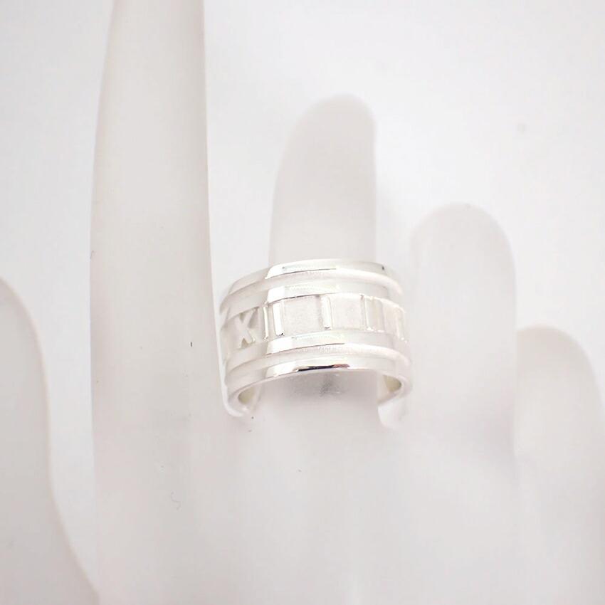 [Pre-owned] TIFFANY 925 Atlas Wide Ring / Size 12 / J76-68