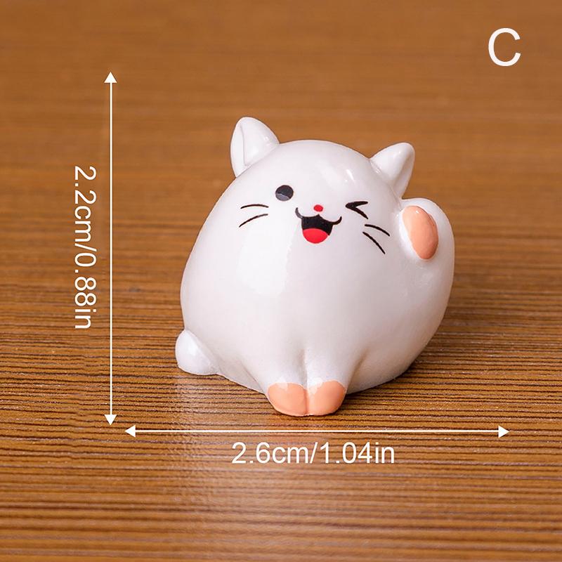 

Миниатюрные фигурки милого хомяка из смолы микро-ландшафтные украшения для украшения дома декор комнаты аксессуары для садоводства своими руками