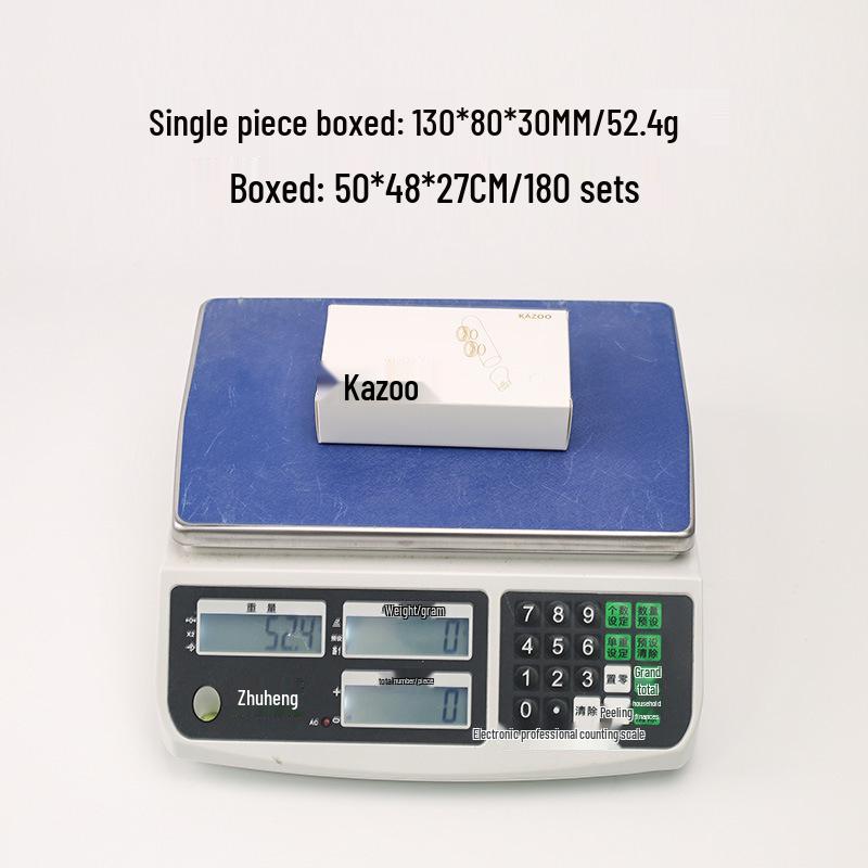 Professional Grade Double Hole Kazoo for Guitar Accompaniment - Large Volume Beginner's Western Musical Instrument