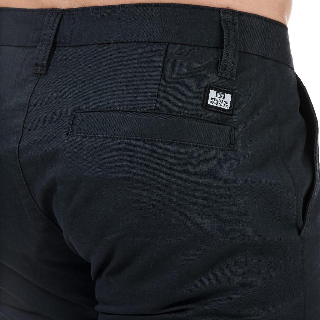 Weekend Offender Mens Dillenger Cotton Twill Shorts